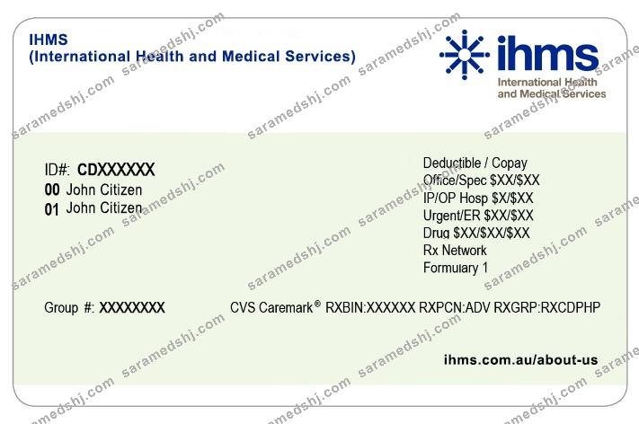 Nauru health insurance card